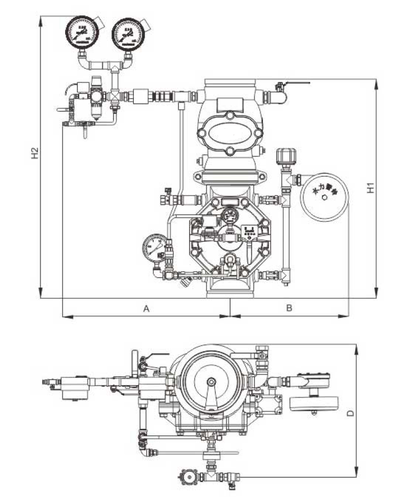 预作用装置（沟槽）(图1)